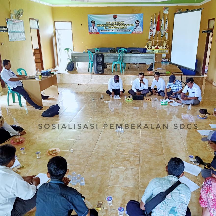 Desa Sidang Kurnia Agung Selenggarakan Pelatihan SDGs Desa
